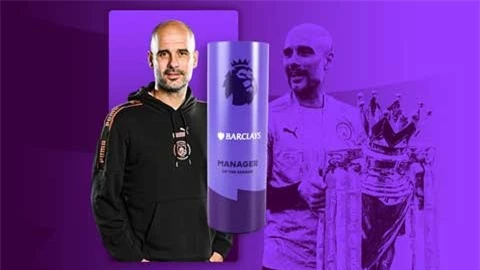 Pep Guardiola giành giải HLV hay nhất Premier League 2020/21