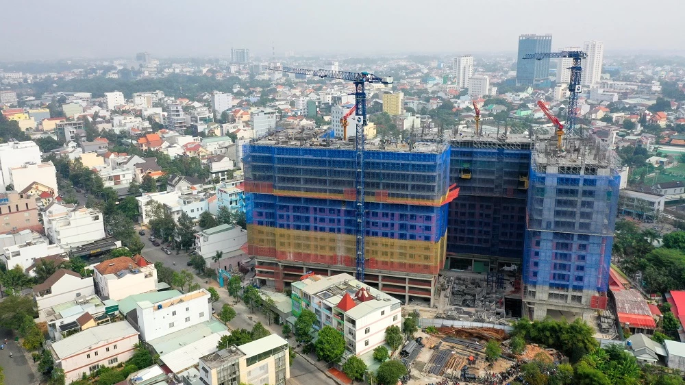 Công trình xây dựng Dự án C-Sky View Bình Dương (Ảnh minh hoạ)