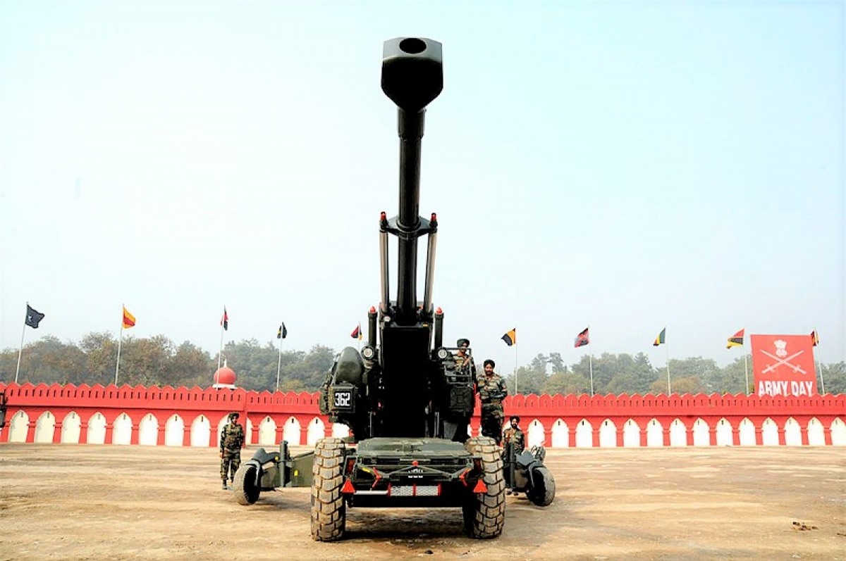 Pháo Bofors 155 mm của Quân đội Ấn Độ; Nguồn: wikiwand.com