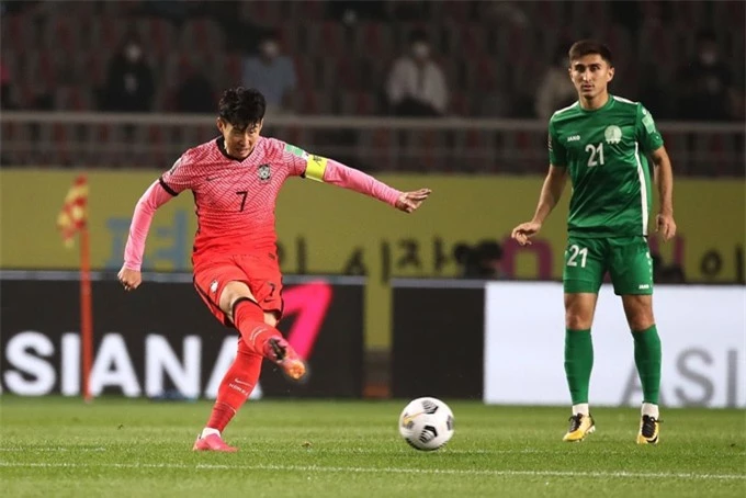 Son Heung-min góp công vào 3/5 bàn thắng ở trận Hàn Quốc vs Turkmenistan
