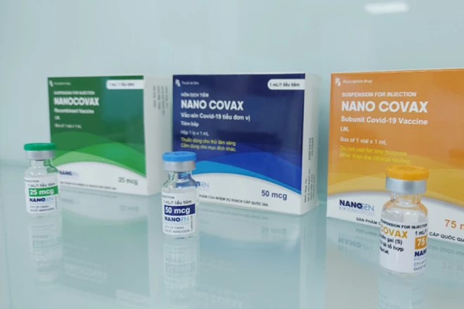 Hình. Vaccine Nanocovax với các mức liều đơn vị khác nhau (Nguồn: Vietnamnet)