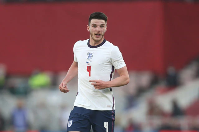 =9. Declan Rice (đội tuyển Anh, định giá chuyển nhượng: 65 triệu euro).