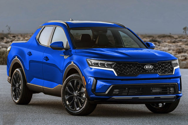 Hé lộ hình ảnh Kia Sorento phiên bản bán tải 