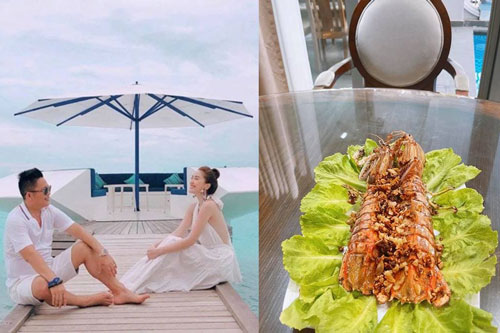 Sau nghi vấn mang thai, Bảo Thy hạnh phúc khoe chồng đại gia tự tay vào bếp nấu món ngon phục vụ vợ