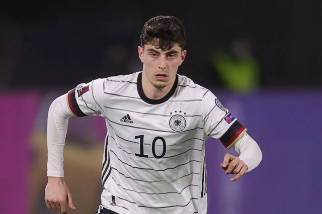 =7. Kai Havertz (đội tuyển Đức, định giá chuyển nhượng: 70 triệu euro).