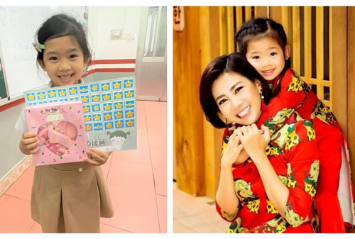 Con gái Mai Phương càng lớn càng giống mẹ và thành tích học đáng tự hào