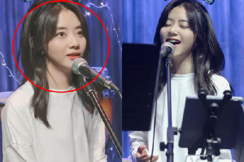 Đàm Tùng Vận để mặt mộc ca hát, làn da đẹp quả không hổ danh nữ thần Cẩm tâm tựa ngọc