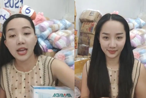 Bất chấp bị đình chỉ vì bán hàng giả, vợ Lê Dương Bảo Lâm vẫn tiếp tục livestream bán hàng công khai gây phẫn nộ trên MXH