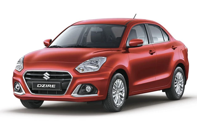 5. Suzuki Dzire (doanh số: 5.819 chiếc).