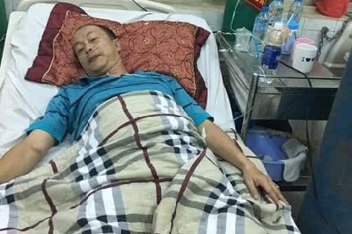 Xuất hiện hình ảnh NSƯT Đức Hải nhập viện vì kiệt sức sau loạt ồn ào nói chuyện tục tĩu, tống tiền?