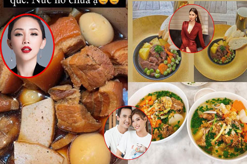 Lan Khuê, Tóc Tiên và các sao Việt trổ tài nấu nhiều món ngon khi ở nhà cách ly