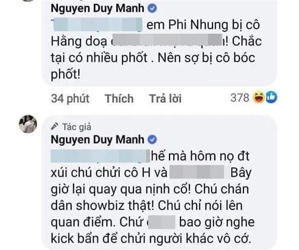 Phi Nhung xác nhận thông tin &quot;không nhờ Duy Mạnh bóc phốt ai&quot; - Ảnh 2.