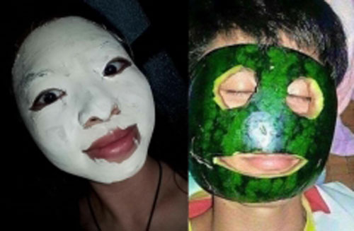 'Giật mình' trước các kiểu đắp mặt nạ 'làm đẹp là chính, hù dọa là 10'