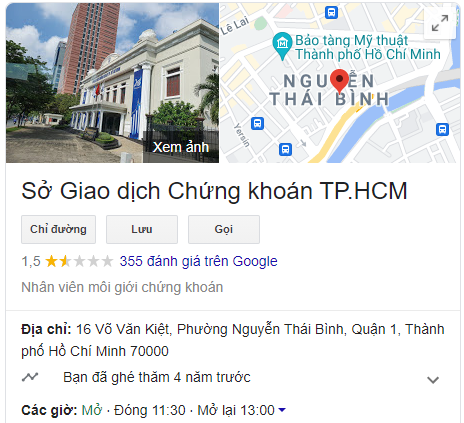 HOSE thông báo kết nối thử nghiệm hệ thống KRX từ 14/06 sau khi nhận bão đánh giá 1 sao trên Google
