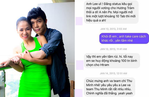 Nathan Lee tung tin nhắn chứng minh từng hỗ trợ team Thu Minh đưa Hương Tràm lên ngôi tại The Voice, còn đặt mật khẩu wifi là tên đàn chị