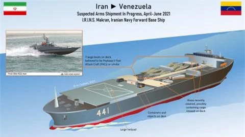 Iran canh bao My khi dua xuong chien dau den Venezuela