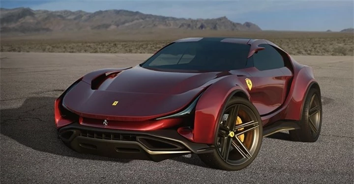 Mẫu SUV đầu tiên của Ferrari với thiết kế hầm hố - 1