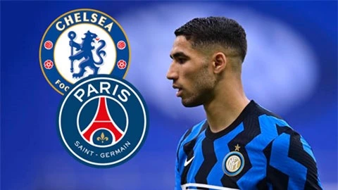 PSG đặt giá 60 triệu euro cho Hakimi, Chelsea lập tức đưa đề nghị 'chất' hơn hẳn