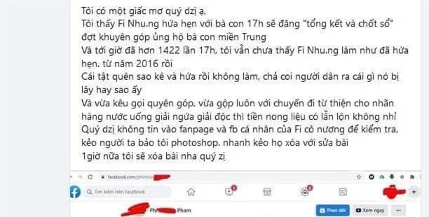 Phi Nhung bị netizen đào lại và soi điểm bất thường trong 2 vụ kêu gọi từ thiện miền Trung, nghi ngờ “ngâm” sao kê suốt 5 năm? - Ảnh 3.