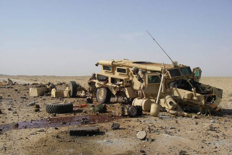 Hệ thống tên lửa Nga phá hủy một xe bọc thép của Mỹ 