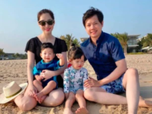 Đặng Thu Thảo và chồng đại gia cùng đăng loạt ảnh gia đình khiến dân tình xuýt xoa vì ai cũng đẹp