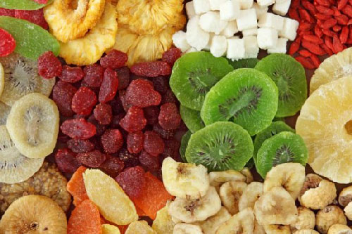 Sử dụng trái cây sấy khô đúng cách