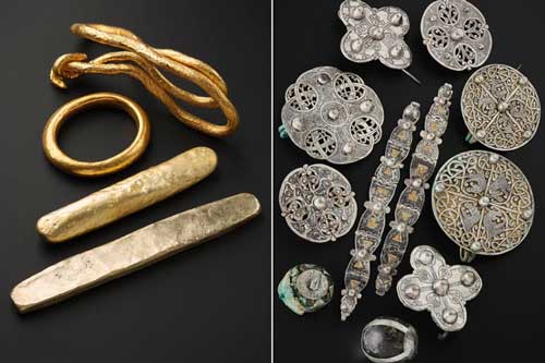 Dò kim loại, đào được kho báu đầy vàng bạc từ "2 thế giới"