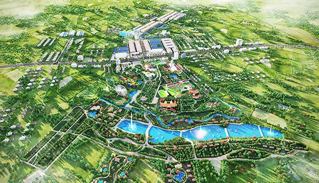 Phối cảnh đại dự án đô thị sinh thái Felicia City Bình Phước