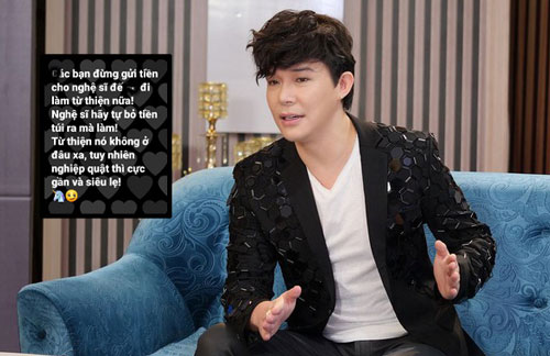 Giữa drama, Nathan Lee kêu gọi khán giả đừng gửi tiền từ thiện cho nghệ sĩ, tuyên bố “nghiệp quật thì cực gần và siêu lẹ”