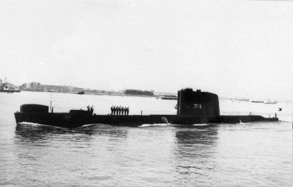 Tàu ngầm INS Dakar của Israel năm 1968. Ảnh: IDF