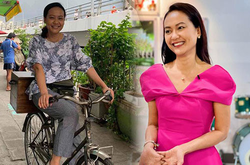 Trong "Cây táo nở hoa" toàn mặc đồ rách, ngoài đời Hồng Ánh chuộng style trang nhã