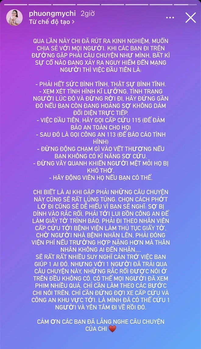 Phương Mỹ Chi hốt hoảng khi thấy 1 người rạch tay giữa cầu, xử lý ra sao mà ca sĩ nhí phải hối hận vì quá cồng kềnh? - Ảnh 5.