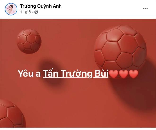 Sau trận Việt Nam thắng Malaysia, Lan Ngọc, Trương Quỳnh Anh và dàn sao nữ đồng loạt tỏ tình với 1 cầu thủ hot hit - Ảnh 4.