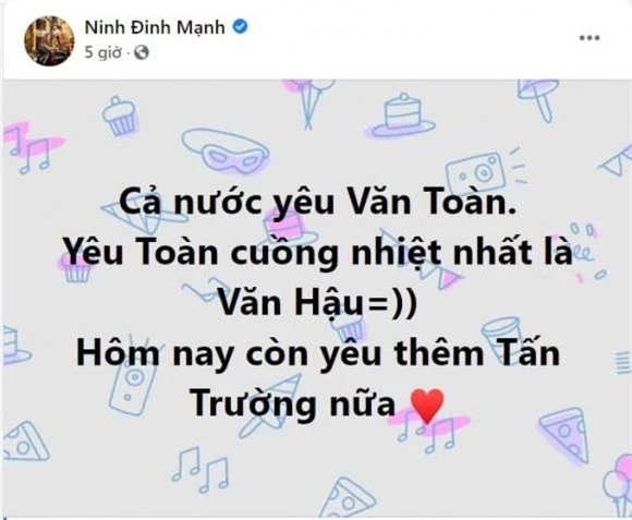 Sau trận Việt Nam thắng Malaysia, Lan Ngọc, Trương Quỳnh Anh và dàn sao nữ đồng loạt tỏ tình với 1 cầu thủ hot hit - Ảnh 9.