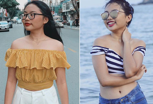 Phương Mỹ Chi lớn phổng phao, thích mặc đồ khoe vai trần