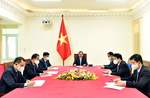 Việt Nam và Pháp nhất trí hỗ trợ cung cấp vaccine phòng COVID-19