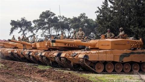 Leopard 2A4 trang bi giap titan sau don nho doi tai Syria 