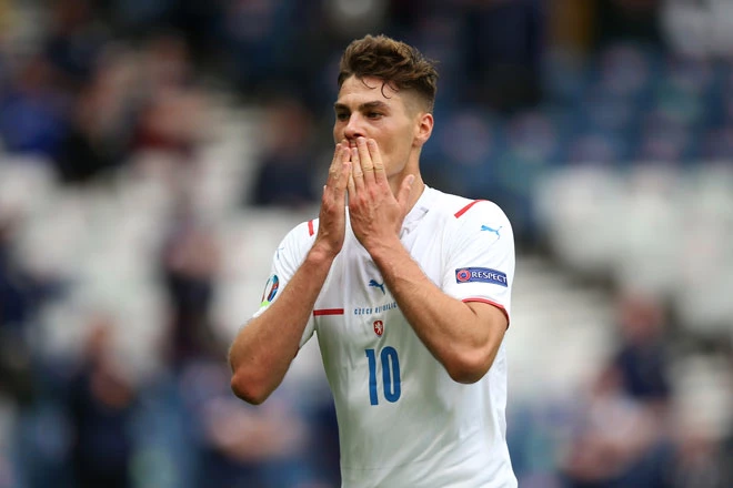 Patrik Schick là người hùng của CH Czech. Ảnh: Getty.