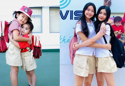 Hình ảnh thay đổi sau 10 năm của hai con gái Quyền Linh: Ngày nào còn bé xíu đáng yêu giờ đã thay đổi đặc biệt thế này đây