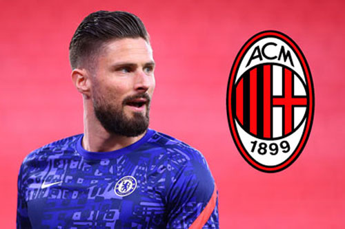 Chuyển nhượng: Milan đạt thỏa thuận với Giroud