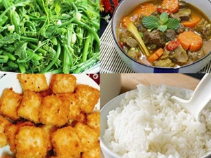 Thực đơn cơm chiều: 3 món ngon ai cũng thích