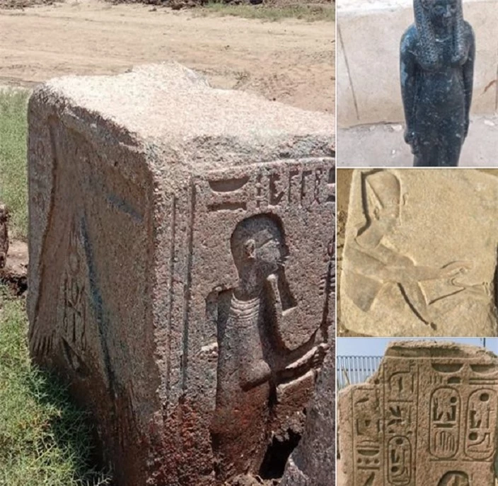 Phát hiện loạt tượng nữ thần Ai Cập cổ đại và Pharaoh Ramses II - 1