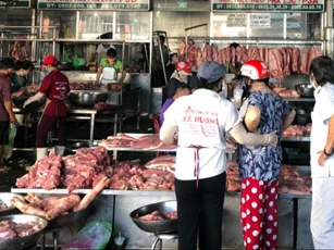 Giá thịt heo trong nước xuống thấp, người chăn nuôi bắt đầu lỗ