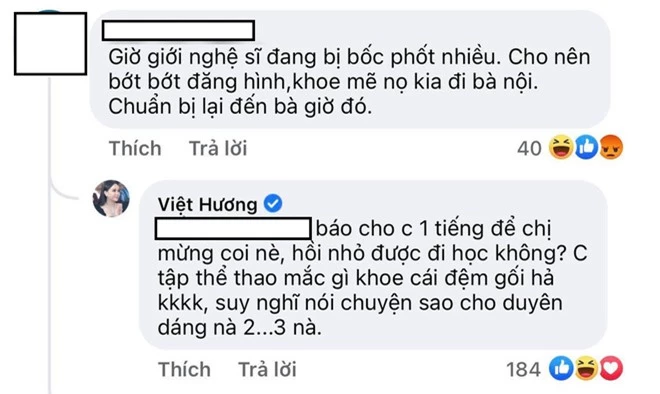 Bị nhắc nhở cẩn thận nếu không muốn dính biến bóc phốt, Việt Hương có màn đáp trả khiến antifan câm nín - Ảnh 3.