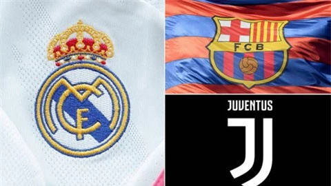 Juventus, Barca và Real vẫn dự Champions League mùa tới