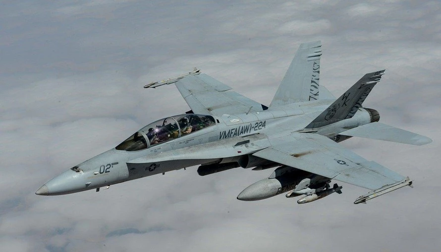 Tiêm kích F A-18 Hornet của Mỹ sẽ tham gia cuộc tập trận.