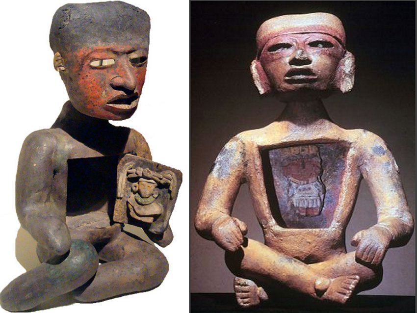 Kỳ bí những bức tượng người rỗng bụng tại thành phố của các vị thần