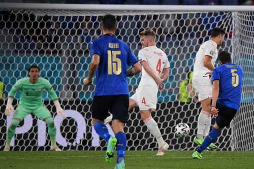 Đại thắng Thuỵ Sĩ, Italia trở thành đội đầu tiên lọt vào vòng 1/8