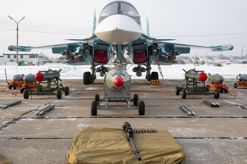 Uy lực khủng khiếp của pháo hàng không trên chiến đấu cơ Nga