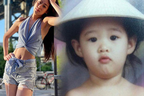 Khánh Vân khoe ảnh "khi xưa ta bé", xinh đẹp từ trong trứng nước là có thật